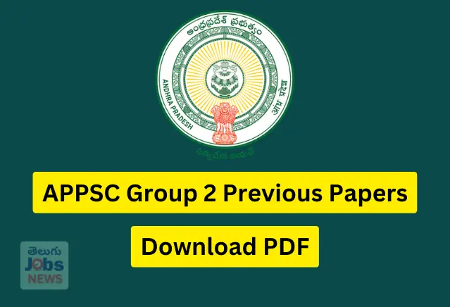 APPSC Group 2 Previous Papers Download [PDF]