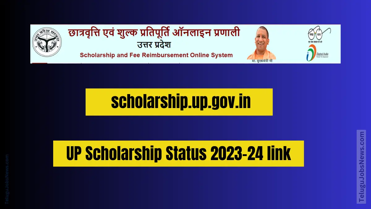 UP Scholarship Status 2023-24 link, Check @scholarship.up.gov.in