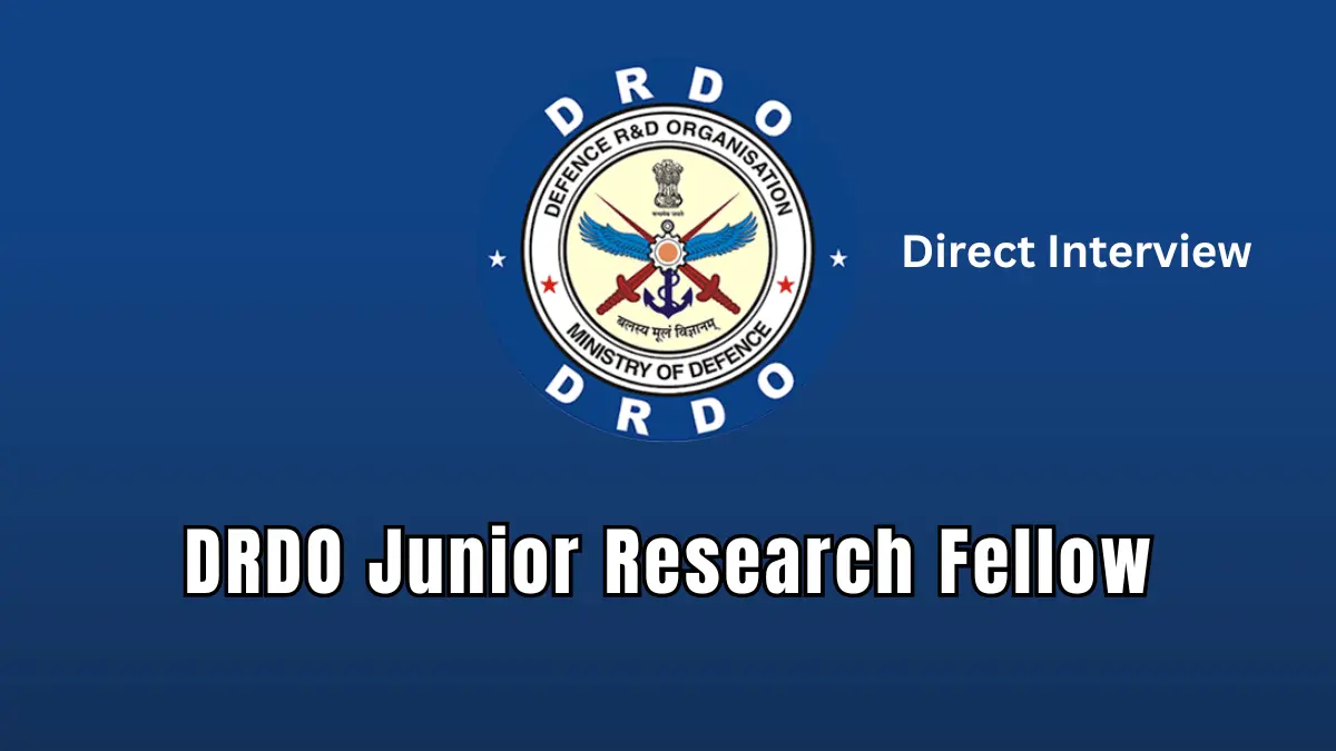 junior research fellow drdo