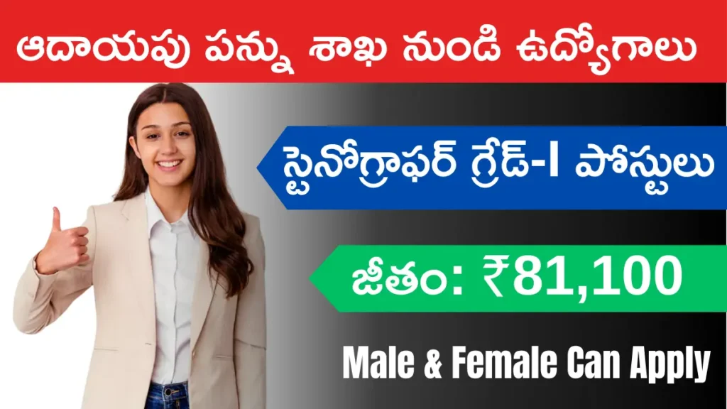 Income Tax Department Recruitment 2025 Notification