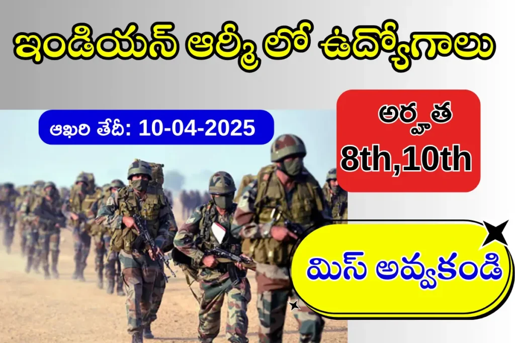 Indian Army Recruitment 2025