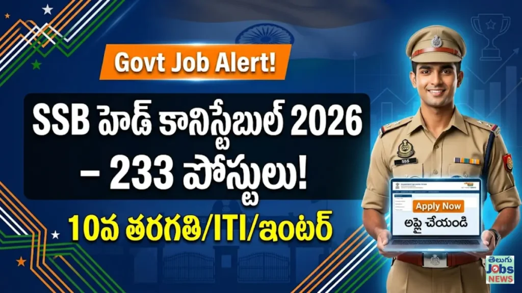 SSB Head Constable Recruitment 2026