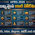 Andhra Pradesh Government Jobs 2026 Notifications