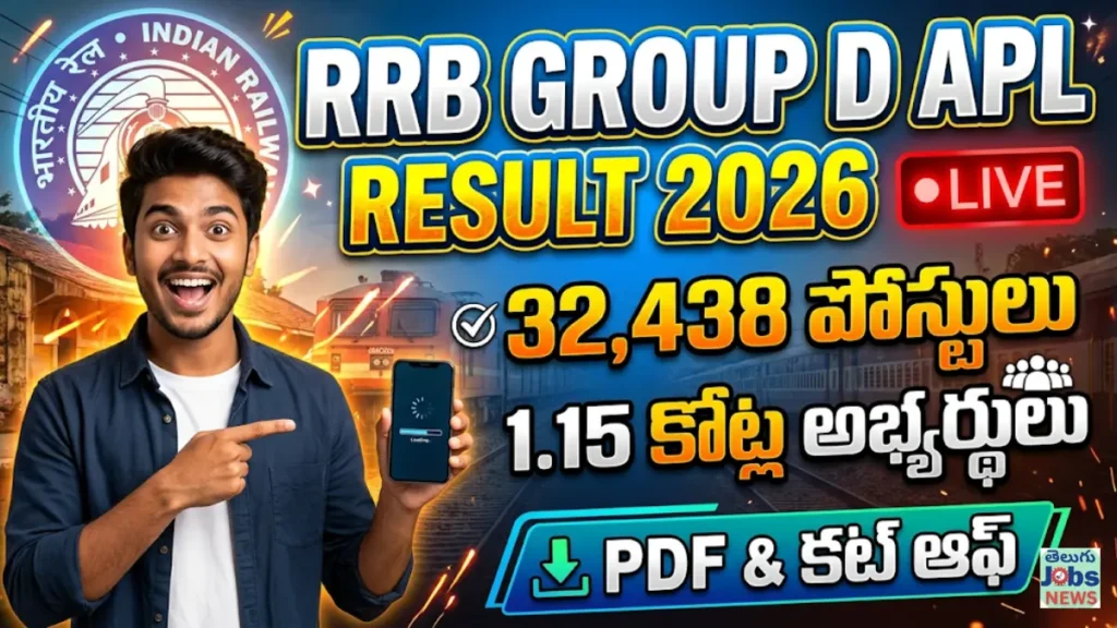 RRB Group D Result 2026