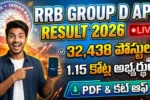RRB Group D Result 2026