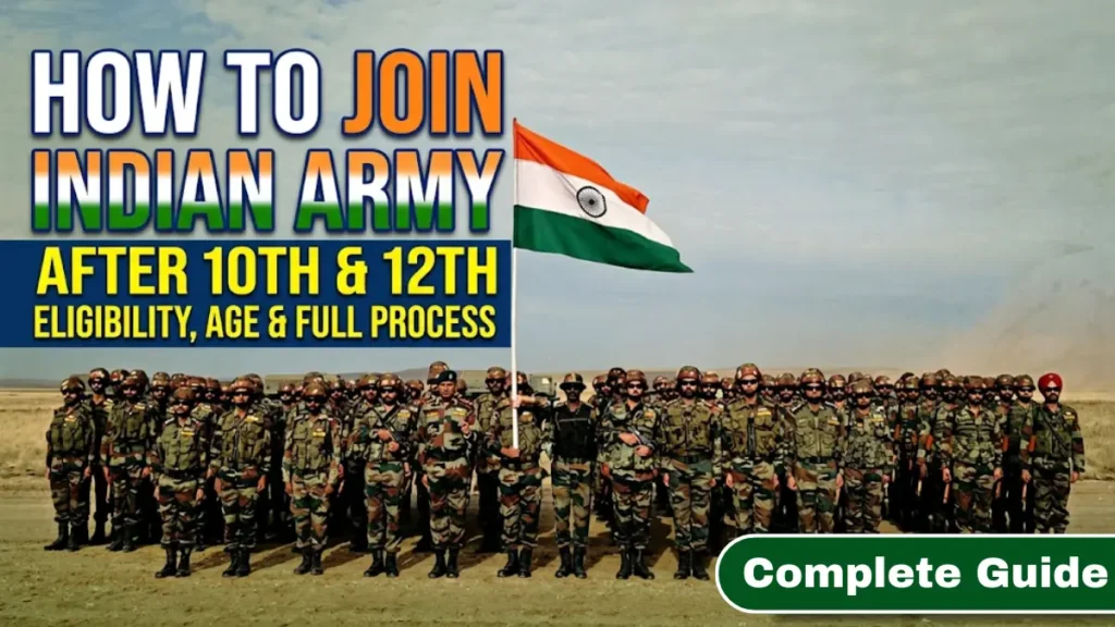 How to Join Indian Army After 12th
