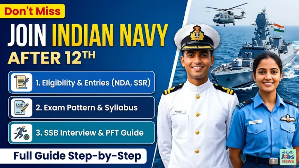 Join Indian Navy After 12th